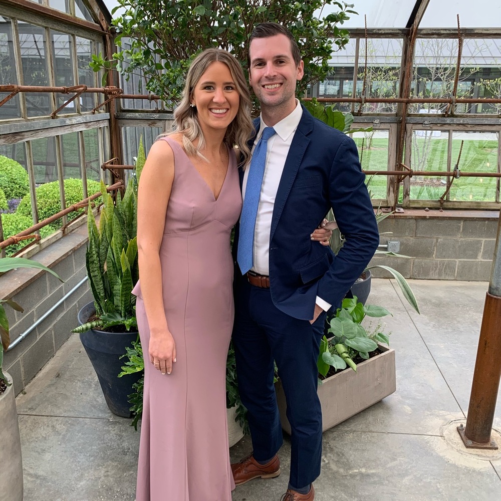 Amsale bridesmaids dress - Style: Gwyneth, Color: Mauve